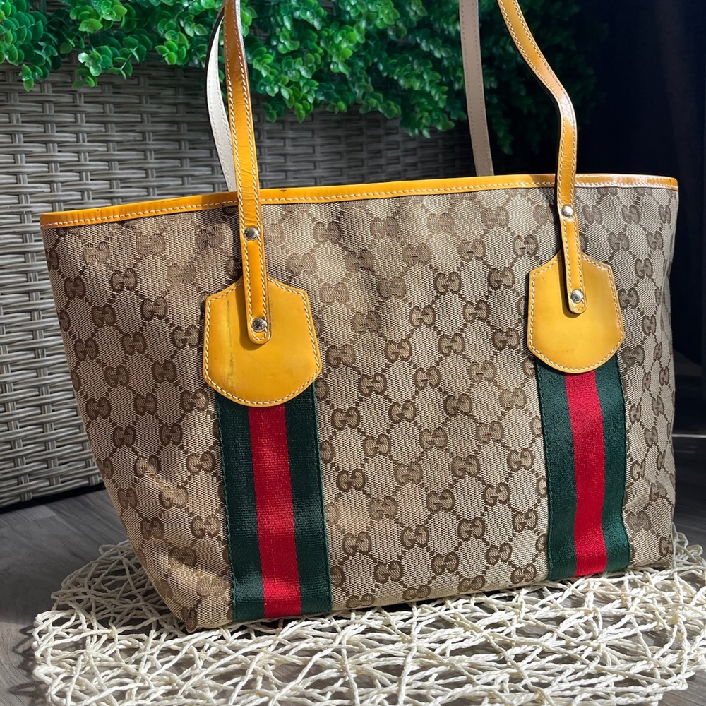 Gucci GG Monogram Canvas “Jolicoeur”medium Tote - Picture 7 of 17